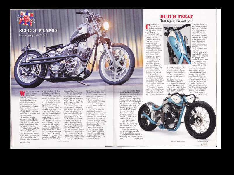 Cycle World Jan 2009
